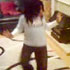 Young boy dancing