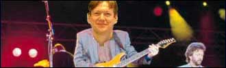 Jerry rocking with Eric Clapton