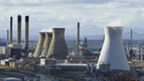 View across Grangemouth Oil Refinery