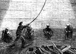 Loading the transatlantic cable into the 'Great Eastern' in 1865