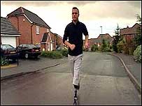 Simon running