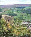 ilkley from cow and calf rocks