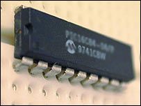 A computer chip
