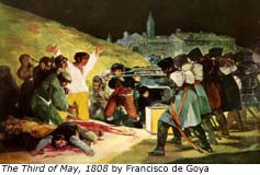 Goya's painting The Third of May 1808.