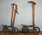 Pair of Victorian road skates