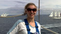 Catherine aboard the Lord Nelson