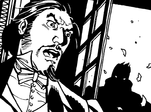 Nicholas Goodman recieves and offer - artwork by Charlie Adlard
