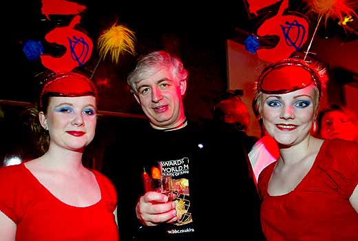 Roger Wright with Radio 3 girls