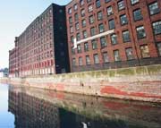 The mills as taken from the Rochdale canal
