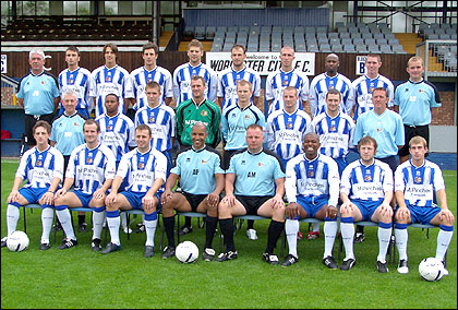 Worcester City team squad 2006/07