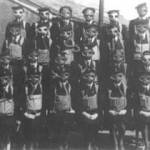 HMS Medina WRNS at the "Gas Tank", Tipnor, Portsmouth. Margaret Munday back row, third from left.