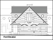 A page from the rebuild plans