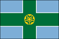 The Derbyshire flag