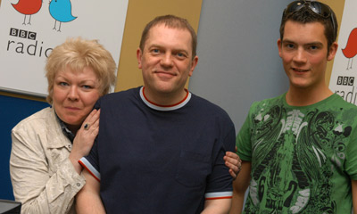 Di and Glyn with Alan Thompson