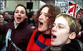 Protestors