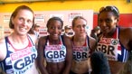 Left to right: Laura Turner, Kadi-Ann Thomas, Emily Freeman, Joice Maduaka.