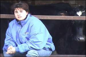 Samantha Qureshi, a farmer from Pensax in North Worcestershire