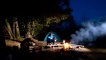 The evening campsite.