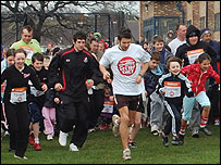 Sport Relief at the Sir David English Sports Centr