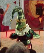 An unusual circus clown