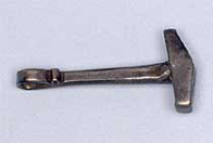 Image of Silver Thor's hammer amulet