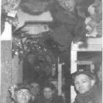 A night together in an underground air raid shelter, Barking.
