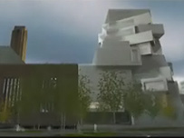 Artist's model of the new extension