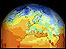 Climate change globe