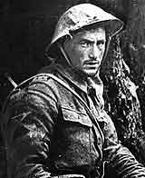 A member of the Irish Fusiliers on the Western Front