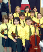Ysgol Gynradd Y Dderwen - enillwyr y Grwp Offerynnol.