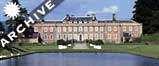 A view of Erddig Hall across the canal