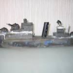 A little wooden ship.