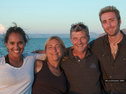 The team on board the Sea Escape