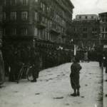 Italians demonstrate in the struggle for powerin post-war Trieste, 2nd May 1945. Italians demonstrate in the struggle for powerin post-war Trieste, 2nd May 1945.