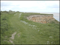 Walk along the cliff top