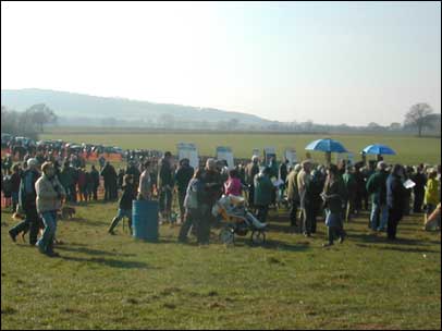 The North Herefordshire Hunt point-to-point crowd