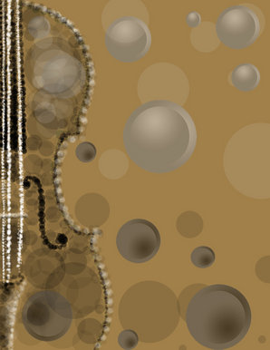 circles and a violin
