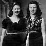 Heather Preece (left) and Kath South, two of the Cliffodeons after one of their shows in Kidderminster.