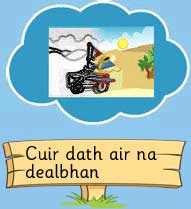 Cuir dath air na dealbhan