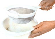 175g self-raising flour, sifted to add extra air