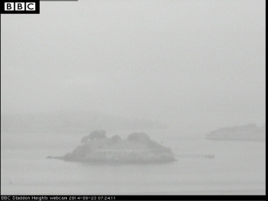 View overlooking Plymouth Sound