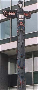 Salford's totem pole