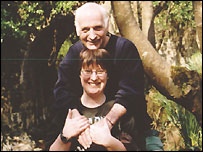 A photo of Alison with her father