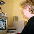 Grandma at her computer