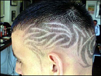 Cool haircut!
