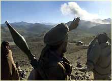 the attack on the caves of Tora Bora.