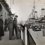 FIELD MARSHALL BERNARD MONTGOMERY ARRIVING AT COPENHAGEN MAY 1945