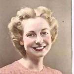 Peggy Bottom, eventually to become Mrs.F.Yates.