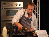 Cookery demos at the festival