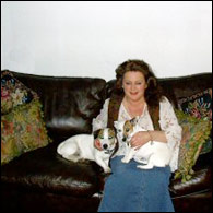 Jo with her dogs